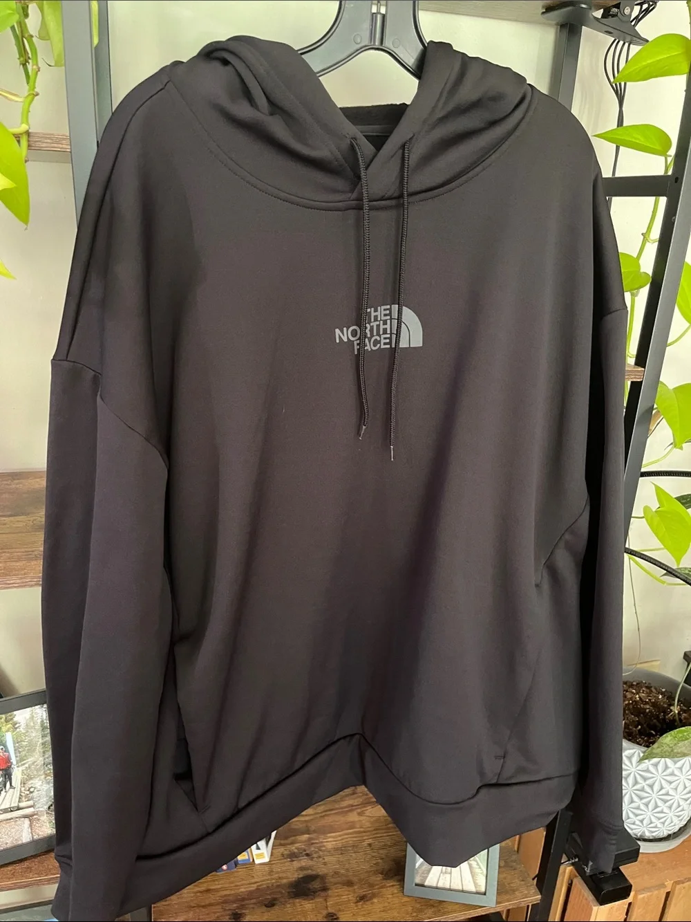 The North Face Men's Black Hoodie with Logo